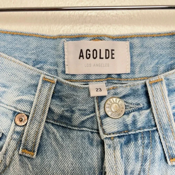 AGOLDE Womens  23 Riley High Rise Straight Crop Jean - Picture 10 of 16